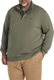 TravisMathew Fit By DXL Big & Tall Cloud 1/4-Zip Pullover
