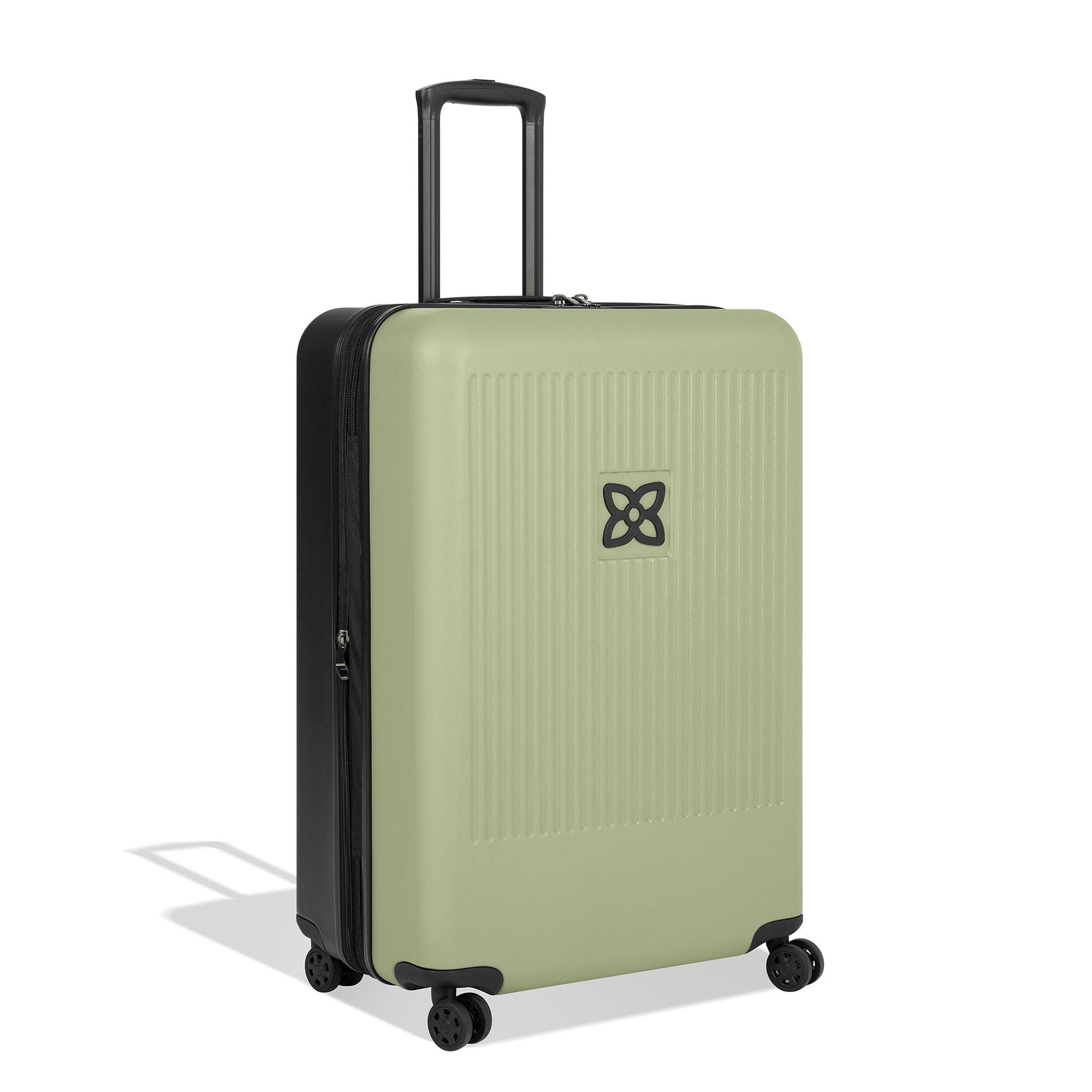 Sherpani Meridian 29 Inch Large Checked Travel Hardside Luggage, Alternate, color, Sage
