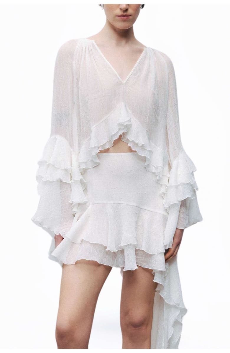 Nocturne Flounce Blouse, Main, color,