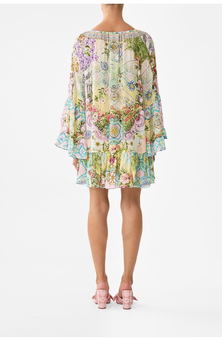 Camilla A Line Frill Dress Just Coasting, Alternate, color, 