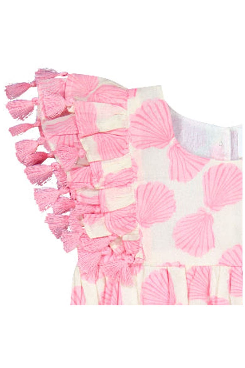 Anna Baby Romper Shell Beach Pink, Alternate, color, Shell Beach Pink