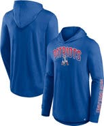 FANATICS Men's Fanatics Royal New England Patriots Front Runner Long Sleeve Hooded T-Shirt