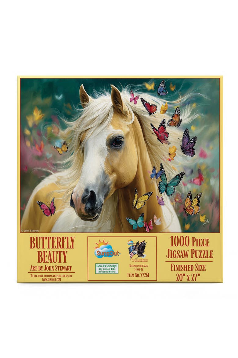Butterfly Beauty 1000 piece Jigsaw Puzzle for Adults, Alternate, color, Multicolor