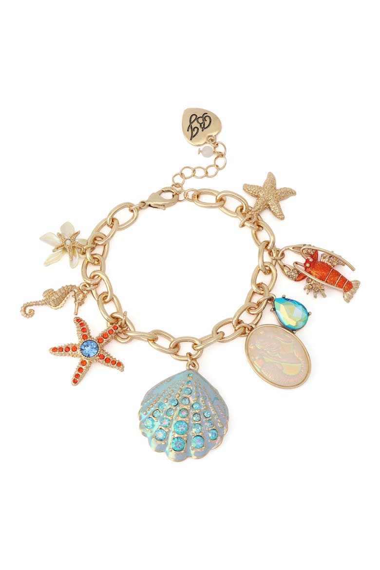Sealife Charm Flex Bracelet, Main, color, BLUE