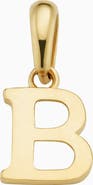 Oradina 14K Gold My Letter Initial Pendant Charm