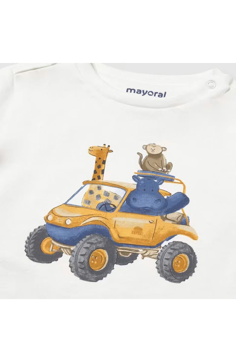 Mayoral Car T-Shirt, Alternate, color, White