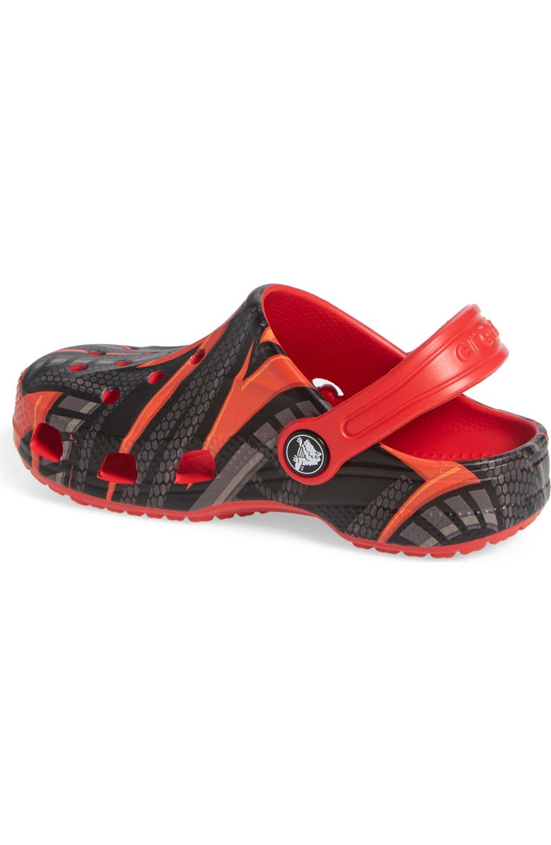CROCS Kids' Baya Print Clog, Alternate, color, Flame