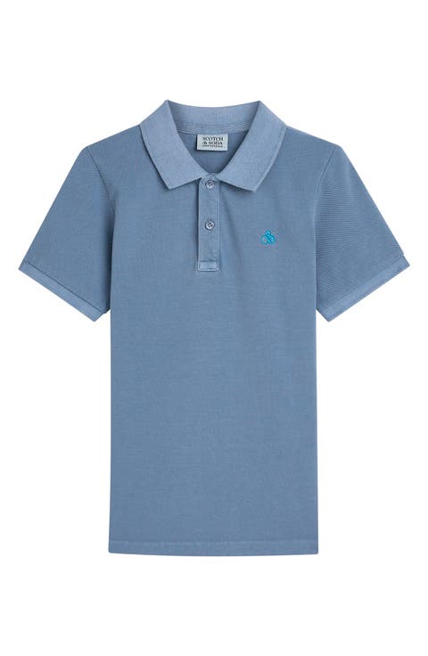 Kids' Logo Embroidered Piqué Polo (Big Kid)