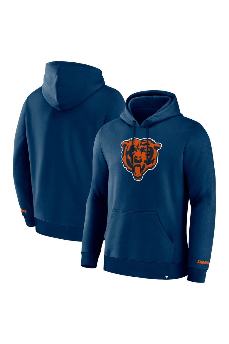 Men's Fanatics  Navy Chicago Bears Legacy Fleece Pullover Hoodie, Main, color, Navy