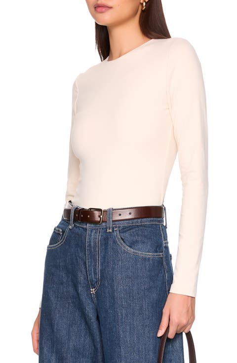 Long Sleeve Crewneck Top