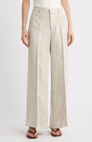 FRAME Le Slim Palazzo High Waist Wide Leg Pants