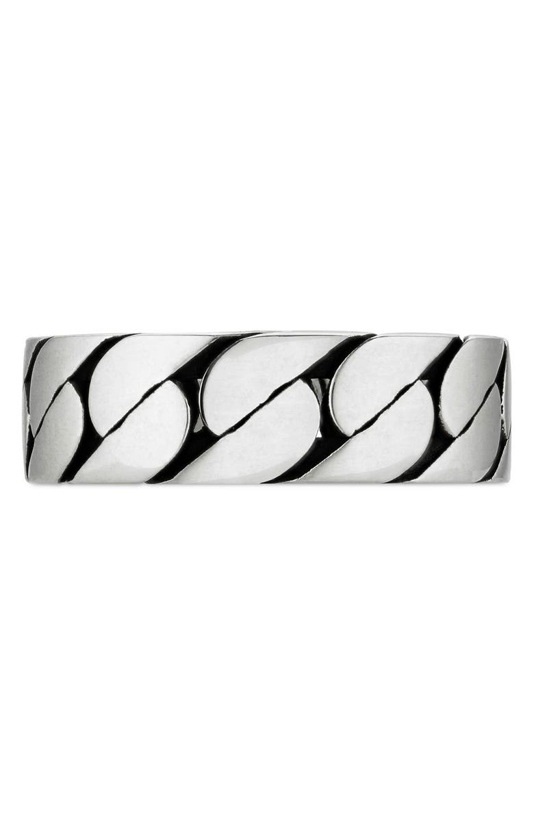 Gucci Interlocking-G Sterling Silver Ring, Alternate, color, 