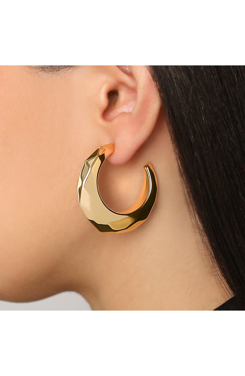 BCBG Gold-Tone Post Earrings, Alternate, color, 