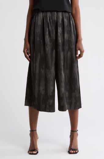 PATRIZIA LUCA Wide Leg Crop Pants