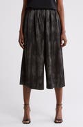 PATRIZIA LUCA Wide Leg Crop Pants
