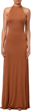 Naked Wardrobe Maxi Halter Dress
