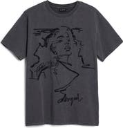 Desigual Embroidered Face Cotton T-Shirt