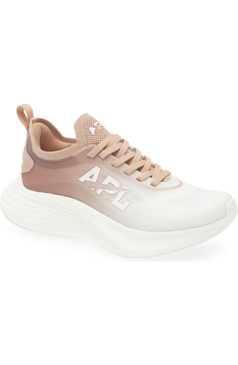 APL Podium Running Sneaker, Main, color, Ivory / Latte / Ombre