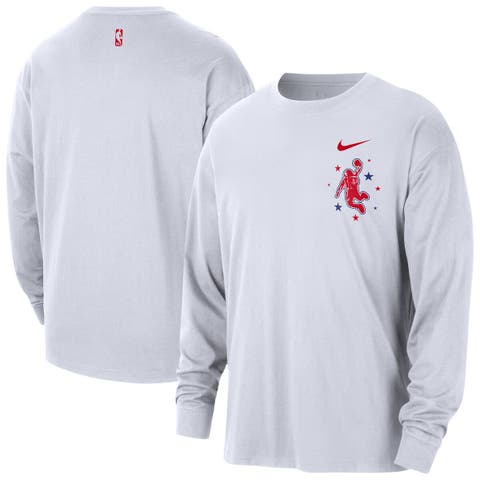 Men's Nike  White Houston Rockets 2025/26 City Edition Remix Essential Logo Long Sleeve T-Shirt