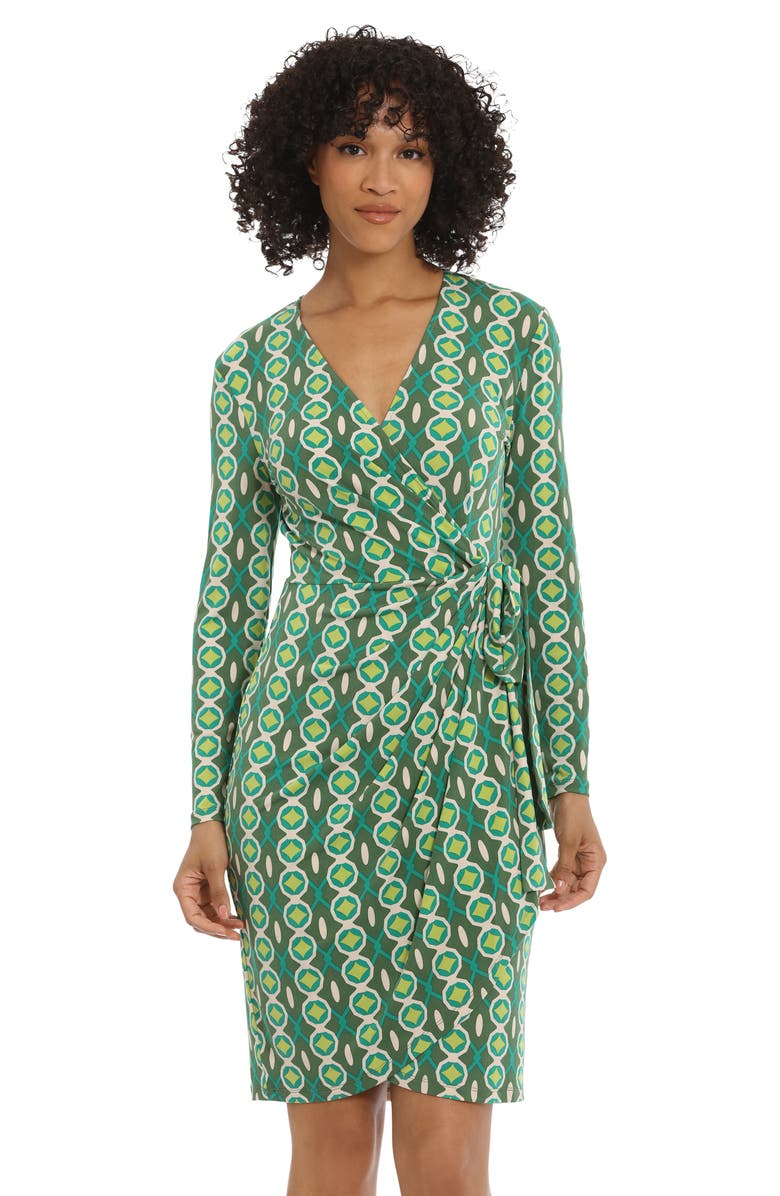 Margot Long Sleeve Wrap Dress