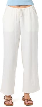 O'Neill Brenda Cotton Gauze Wide Leg Pants