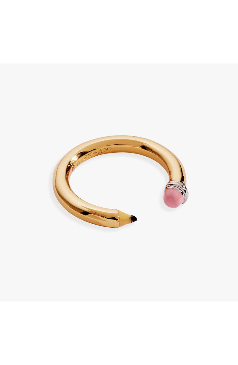 Alex and Ani Pencil Ring, Alternate, color, Two Tone
