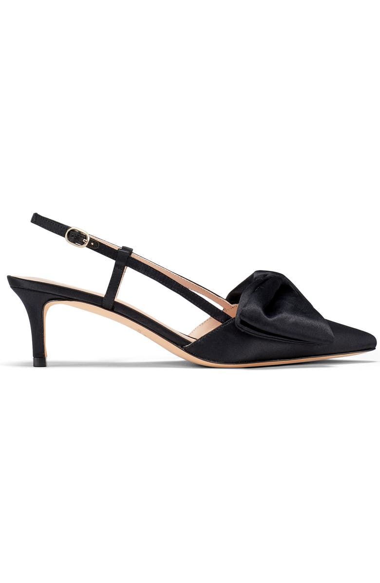 Kate Spade New York marseille bow pointed toe slingback pump, Alternate, color,