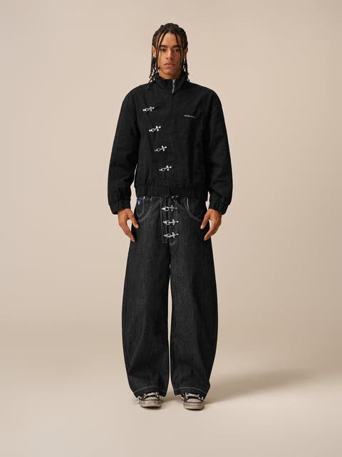 Boxy Fireman Clasp Jacket