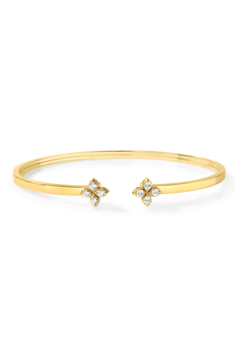 Love in Verona Diamond Bangle, Main, color, YELLOW