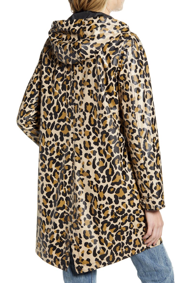 Levi's® Water Repellent Lightweight Hooded Parka, Alternate, color, LEOPARD
