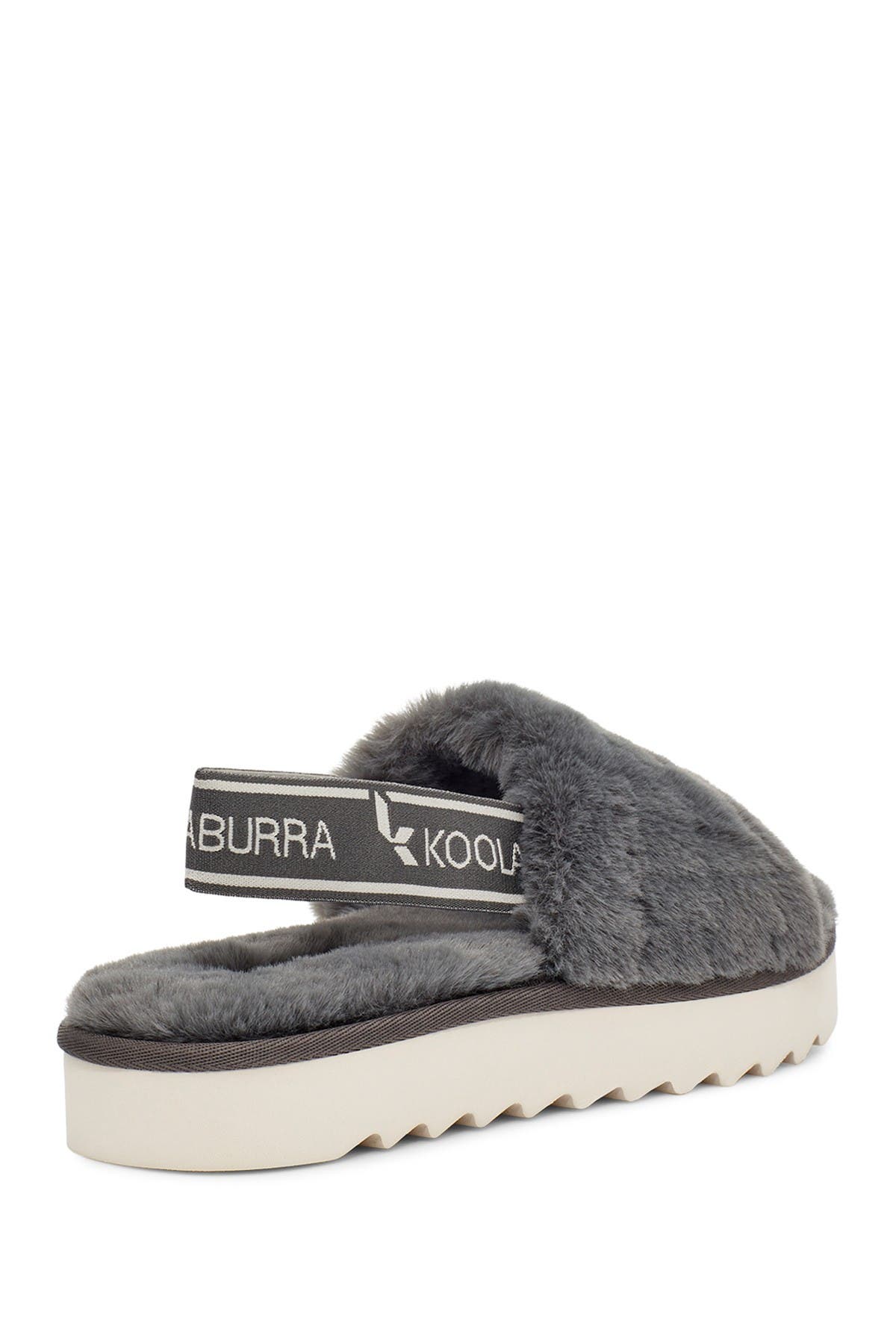 KOOLABURRA BY UGG Fuzzin Faux Fur II Slide Slipper, Alternate, color, STONE GREY