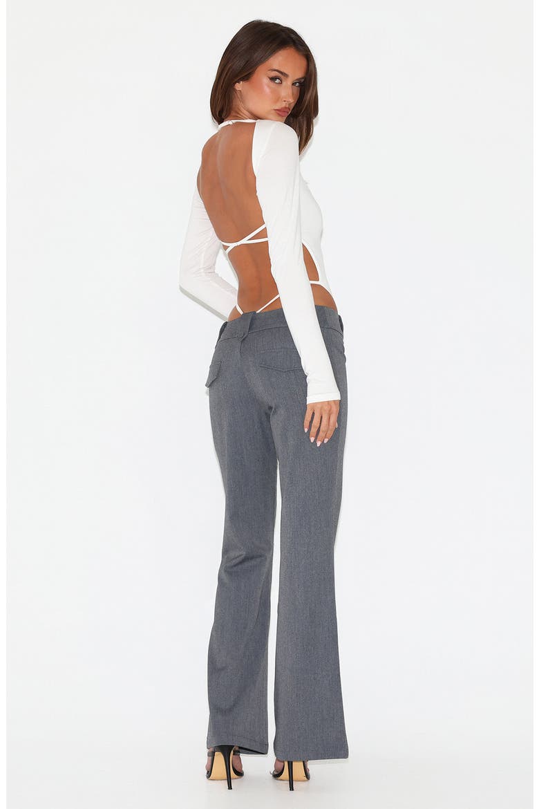 Kittie Low Rise Pants, Alternate, color, GREY