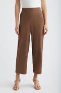 AK ANNE KLEIN Crinkle Ankle Wide Leg Pants