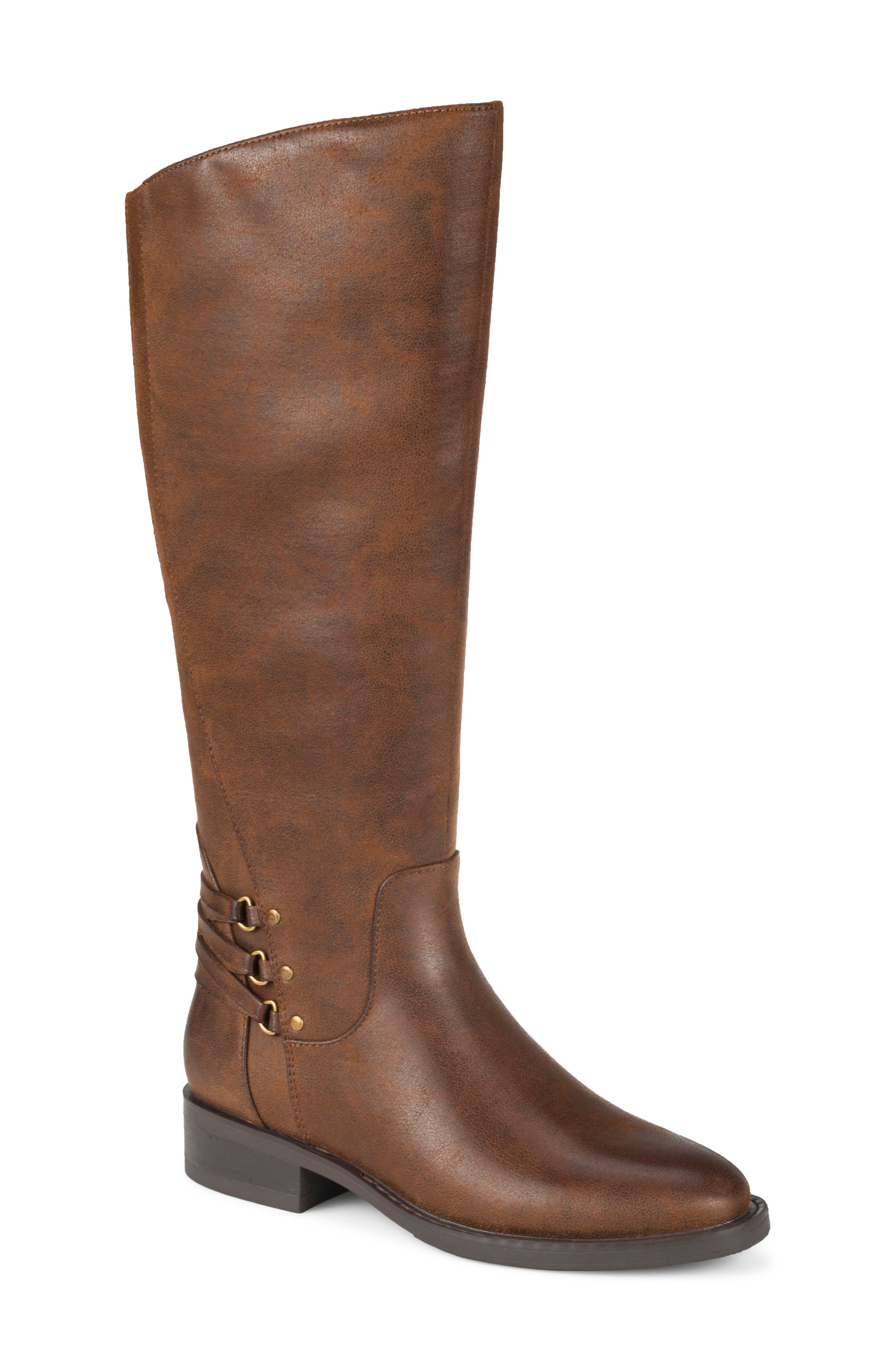 Ressa Riding Boot, Main, color, BRUSH BROWN