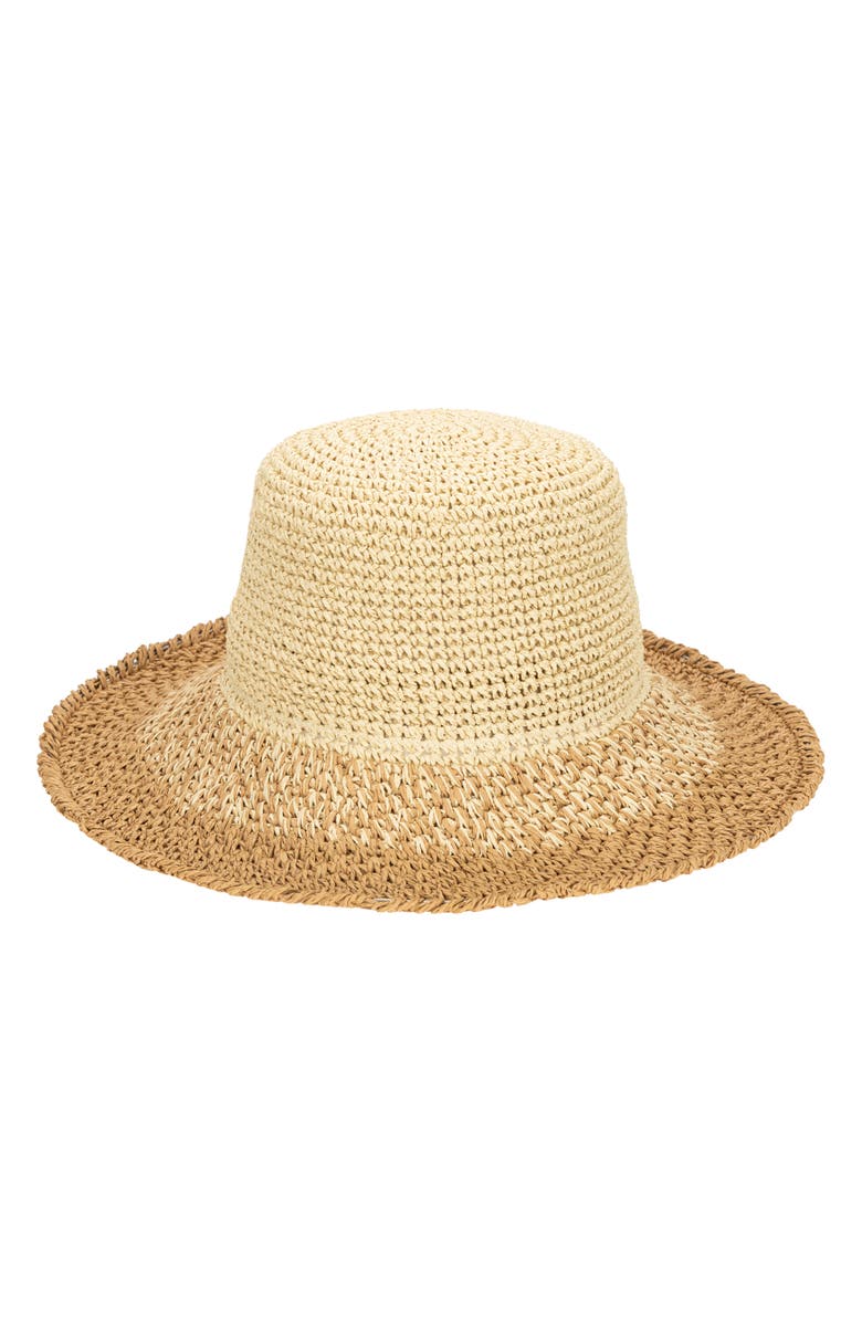San Diego Hat Paper Crochet Bucket Hat, Main, color, 