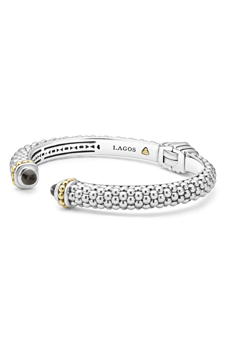 LAGOS Rittenhouse Hinge Cuff, Alternate, color, Black Onyx