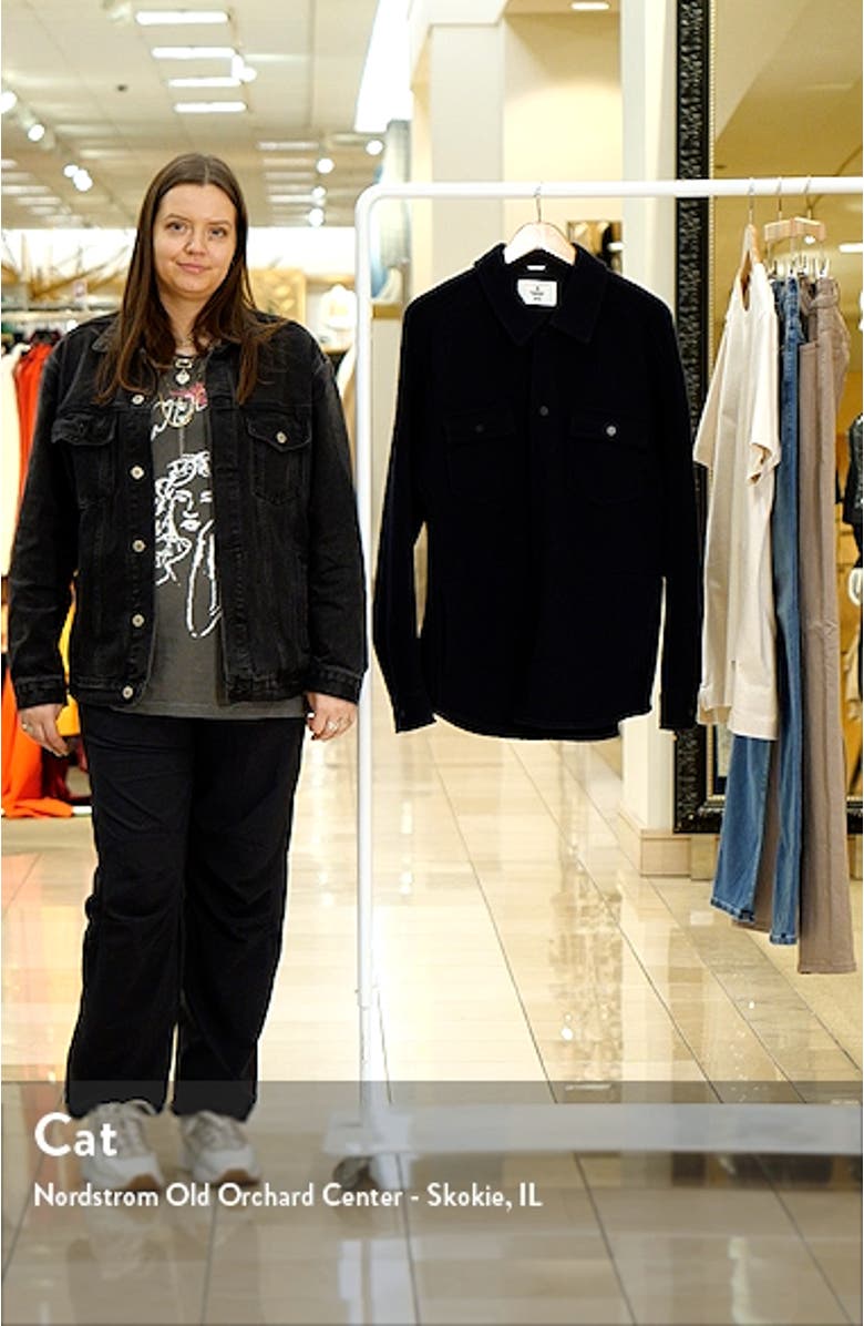 Warden Boiled Wool Overshirt, sales video thumbnail