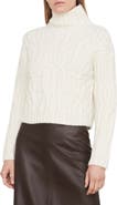 Vince Interlaced Alpaca Blend Turtleneck Sweater