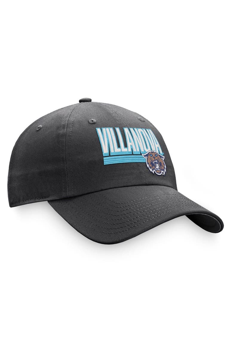 Men's Top of the World Charcoal Villanova Wildcats Slice Adjustable Hat, Alternate, color, Charcoal