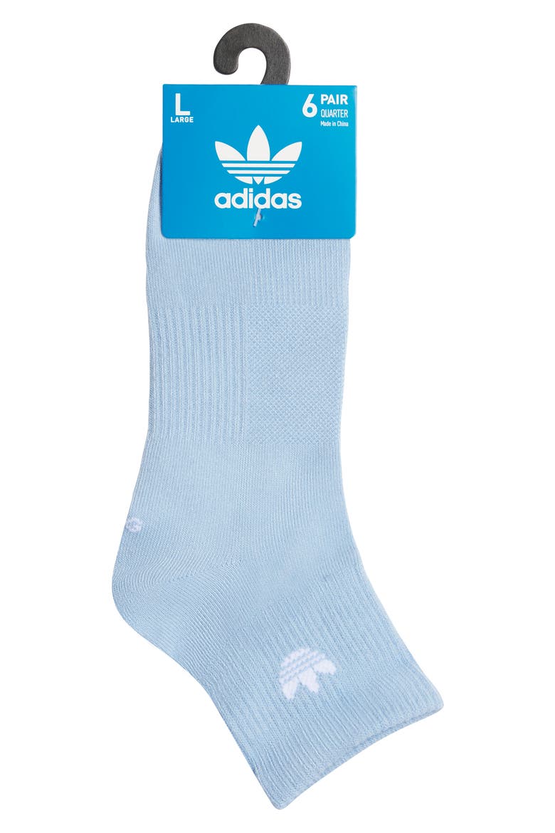 Assorted 3-Pack Superlite Performance Quarter Crew Socks, Alternate, color, ASH BLUE/ WHITE/ LIME GREEN