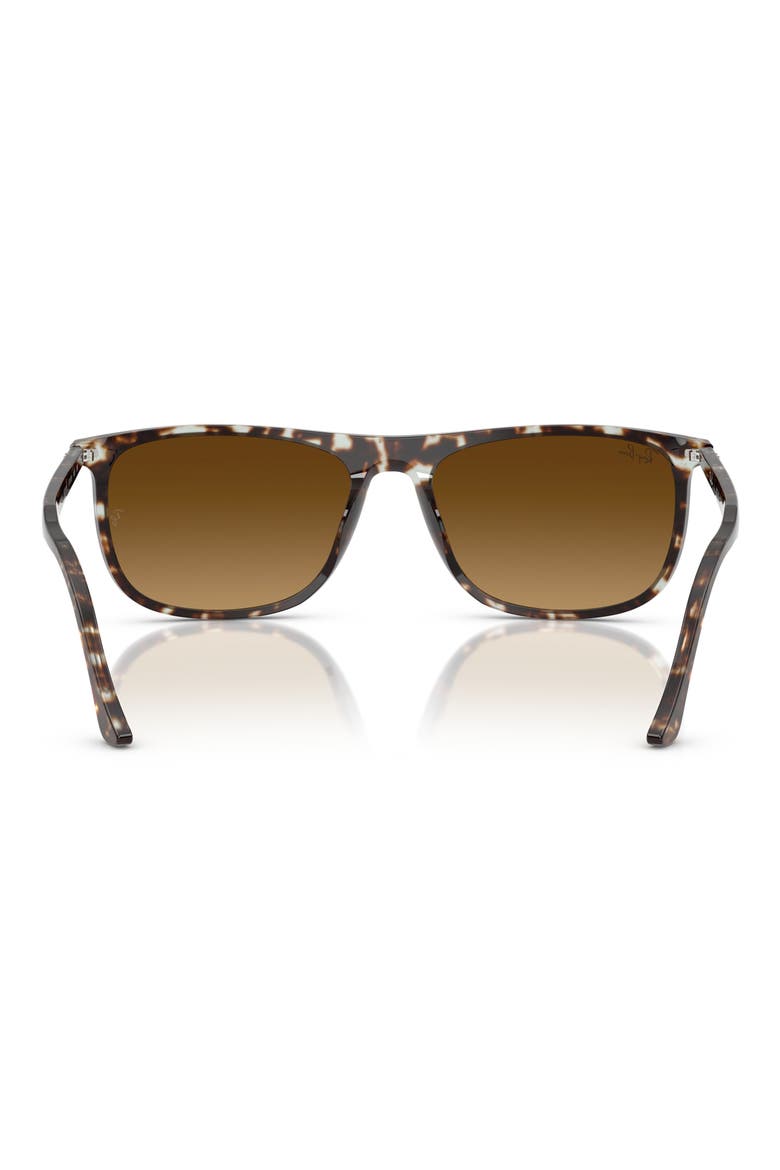 61mm Rectangle Sunglasses, Alternate, color, YELLOW