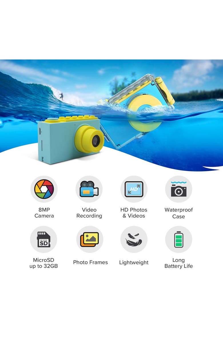myFirst Camera 2 - Kids Underwater Kids Camera, Alternate, color, Blue