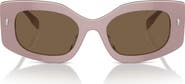 Tory Burch 50mm Irregular Sunglasses