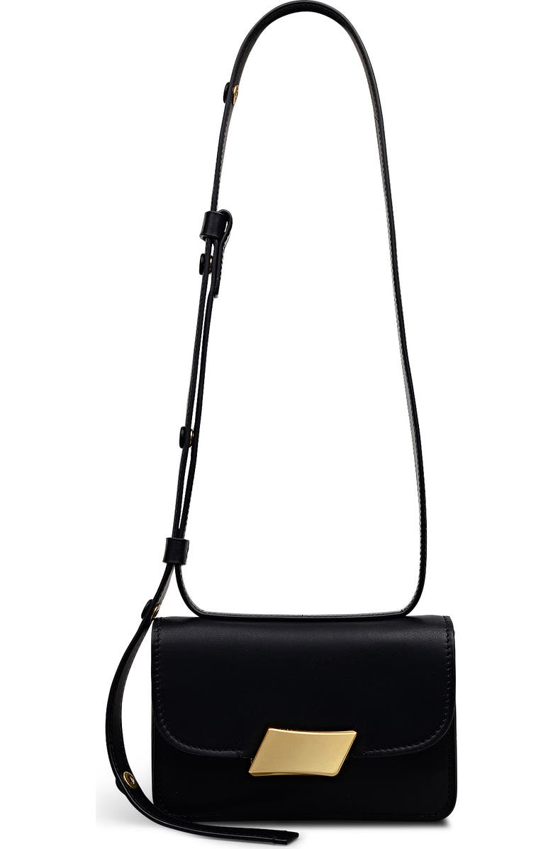 Radley The Belsize Mini Flapover Crossbody Bag, Main, color, Black