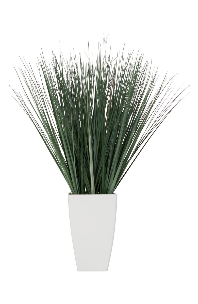 GINGER BIRCH STUDIO Artificial Potted Plant, Alternate, color, Green