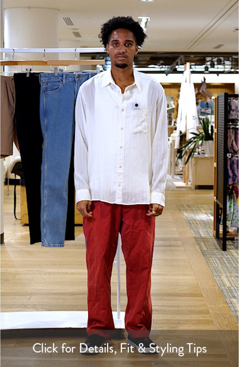 Carlyle Oversize Button-Up Shirt, sales video thumbnail
