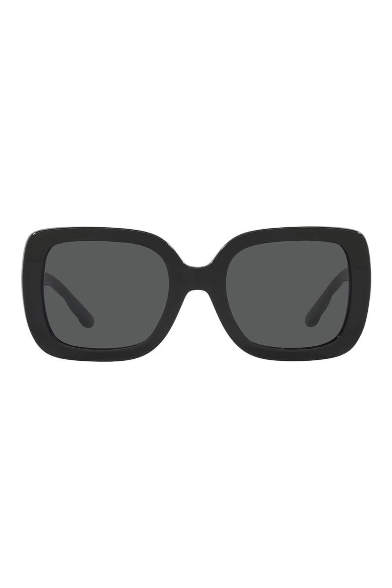 54mm Butterfly Sunglasses, Main, color, BLACK