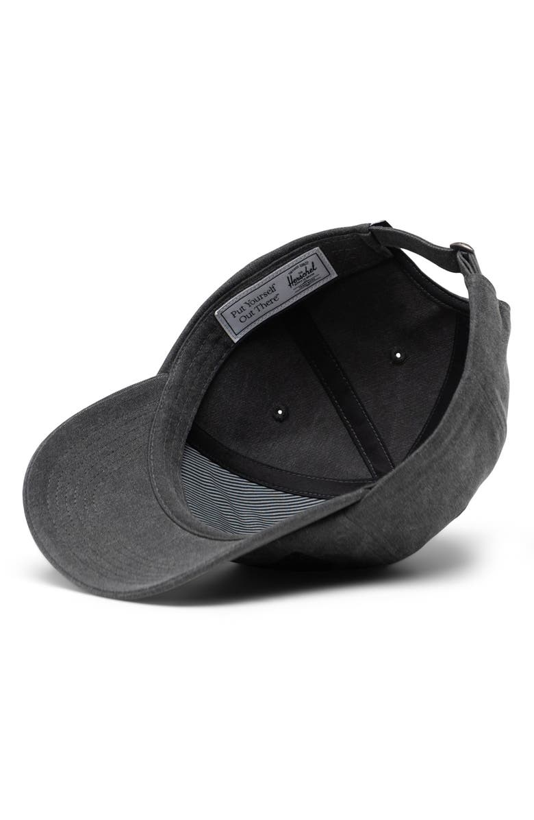 Herschel Supply Co. Sylas Faculty Baseball Cap, Alternate, color, Black Stonewash