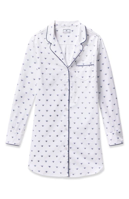PETITE PLUME PETITE PLUME COTTON TWILL NIGHTSHIRT 