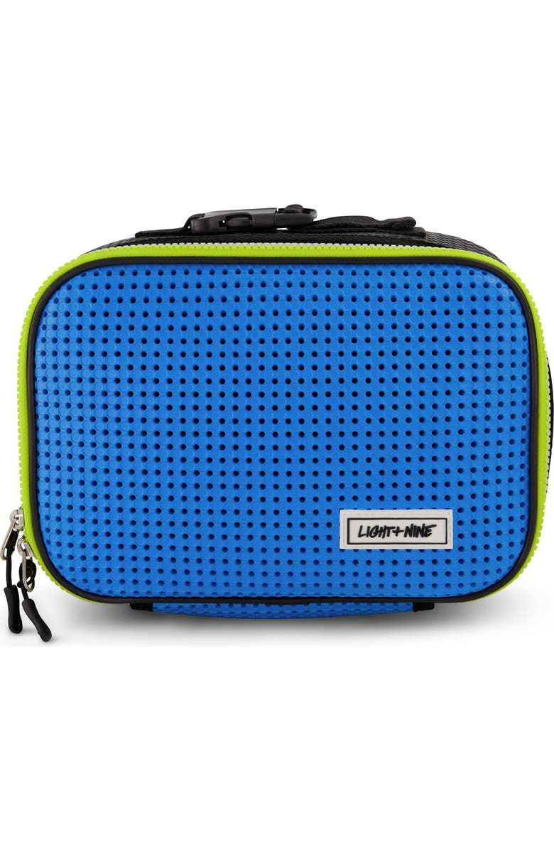 Light+Nine Electric Blue Water Resistant Lunch Tote, Main, color,